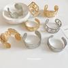Metal Ocean System Pleated Starfish Open Bracelet Niche Ins Wind Bracelet Light Luxury High-end Jewelry Women