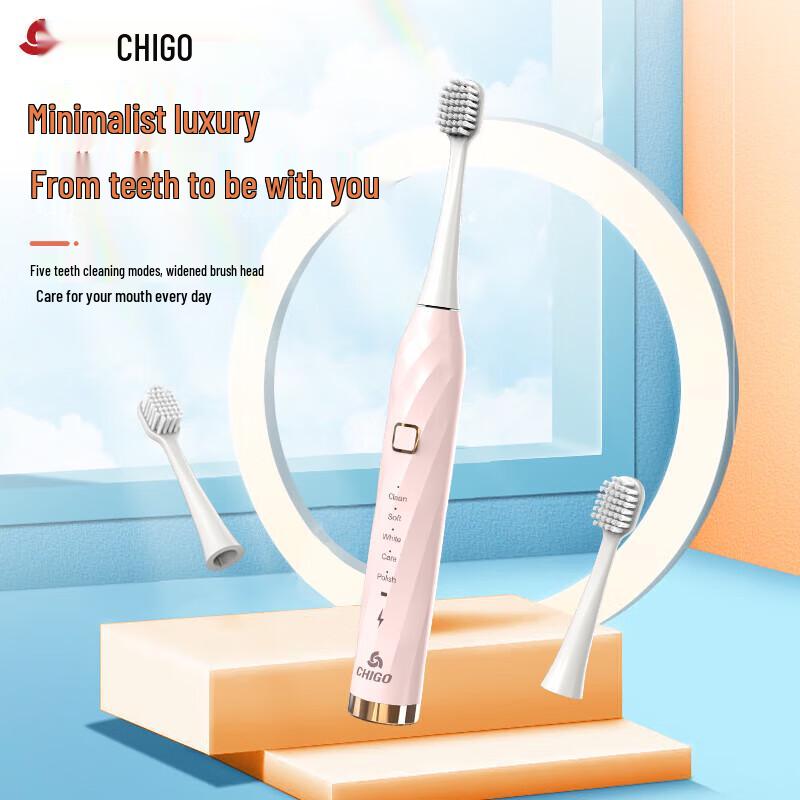 Chigo Sonic Electric Toothbrush with Soft Bristles