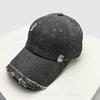 Baseball Distress Plain Color Solid Style Broken Women  Men Her Him For Fresh Caps Peaked Hats Sunshade Personal Versatile Gold Stamping Ins