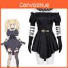 Grok Virtual Girl Halloween Cosplay Costume With Short Skirt For Anime Game Fans