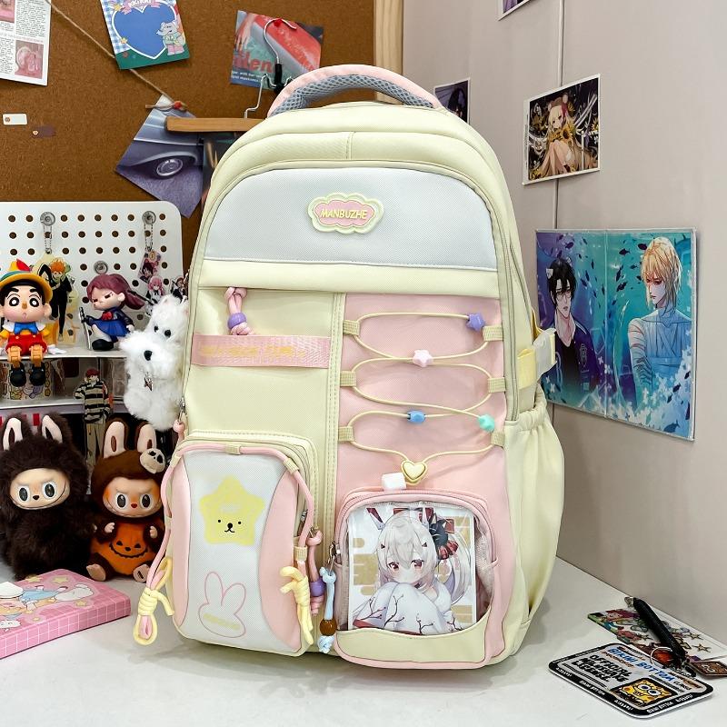 High value Harajuku fresh and sweet backpack junior high school students lightweight large capacity backpack
