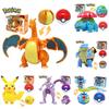 Pokemon Transforming Egg Figures Pikachu Charizard Bulbasaur Collectible Toys