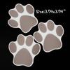 AUEAR, 10 Pack Adhesive Paw Print Bath Treads Non Slip Bathtub Stickers Strong Appliques Anti-Slip Traction to Tubs Decals