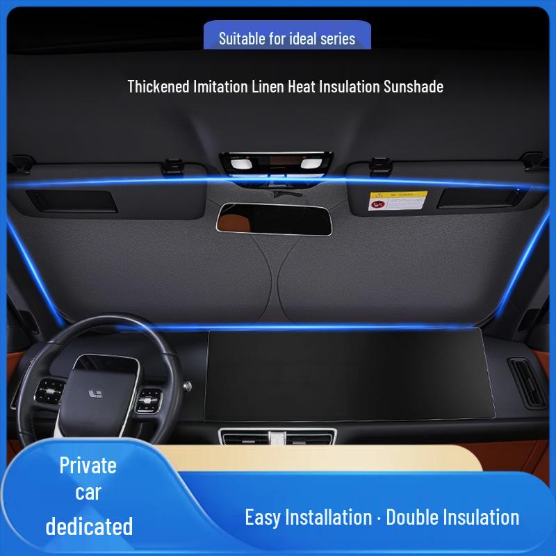 Двошаровий сонцезахист для Buick GL8/Regal, що закриває бічні вікна та лобове скло.