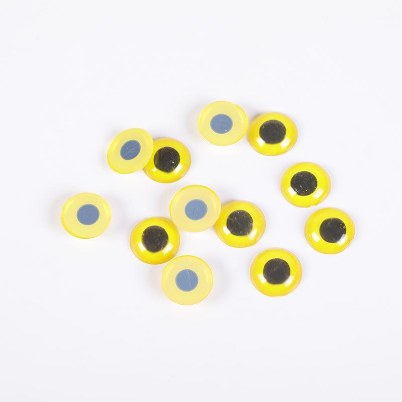 

Набор для рукоделия: трансграничные цветные бусины-глаза животных, заколка для волос и аксессуары для кукол 12mm жёлтый