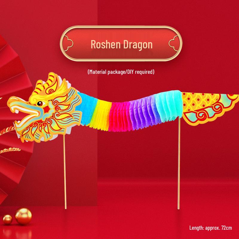 Year of the Horse Dragon Dance DIY Pull Flower Kit - Spring Festival Parent-Child Wedding Decor