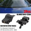2Pcs Front Windshield Wiper Water Liquid Spray Jet Nozzle For Mitsubishi Outlander 3 GF GG ZJ ZK ZL 12-20 MR971043-12300 O1I8