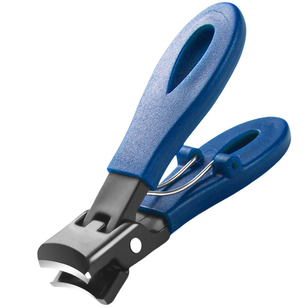 Wide Jaw Opening Nail Clippers Anti Splash Nail Cutter Stainless Steel Toenail Cutter Fingernail Trimmer for Elderly