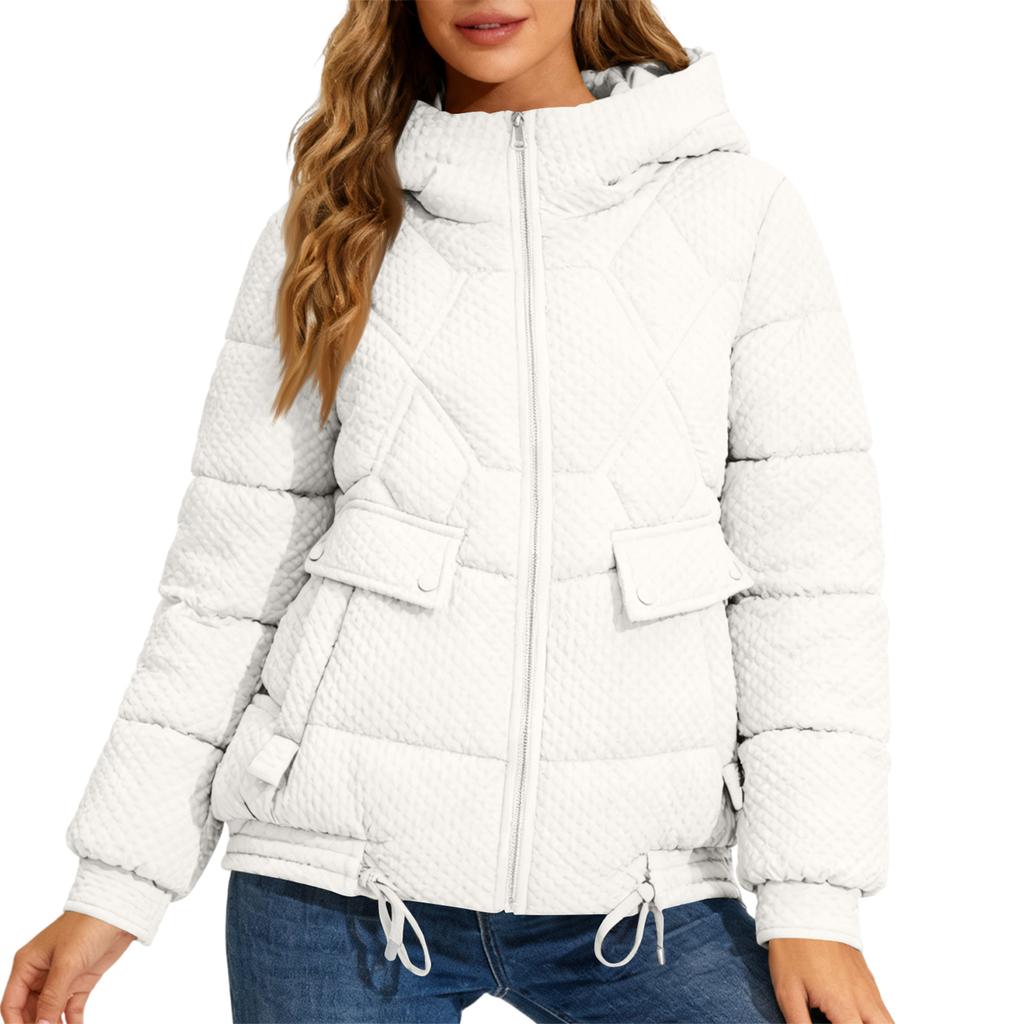 Women's Winter Warm Cotton Jacket Single Breasted Zipper Jacket