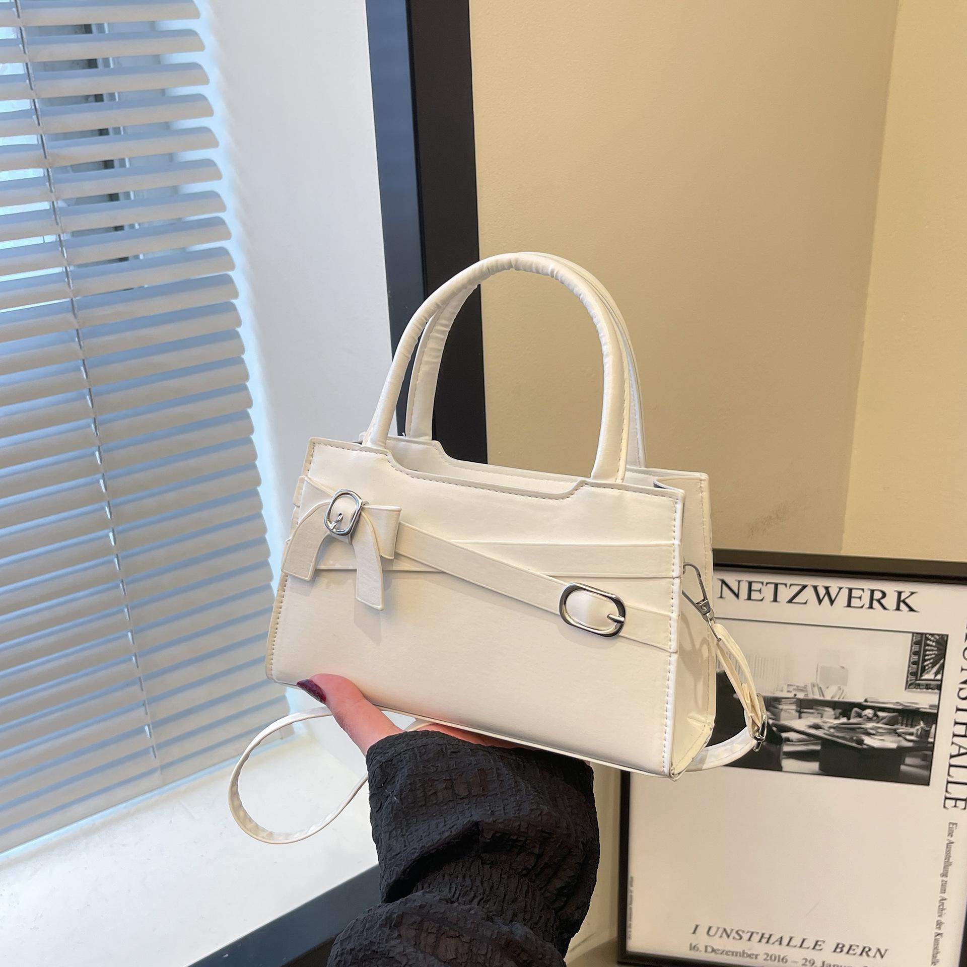 Корейская высококачественная нишевая сумка под мышку женская весенне-летняя мода ретро одно плечо универсальная сумка белый