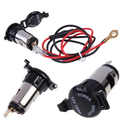 12V 120W Auto Auto Motorrad Boot Feuerzeug Steckdose Stecker mit 67cm Kabel