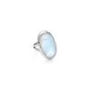 Exquisiter Mondsteinring: 925er Sterling Silber Edelsteinschmuck