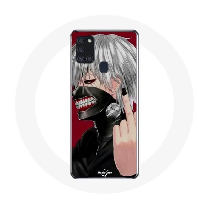 Coque - maniacase - Samsung Galaxy A21S - Tokyo Ghoul - Souple - Noir