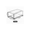 Miflame Transparent Stackable Desktop Storage Drawer