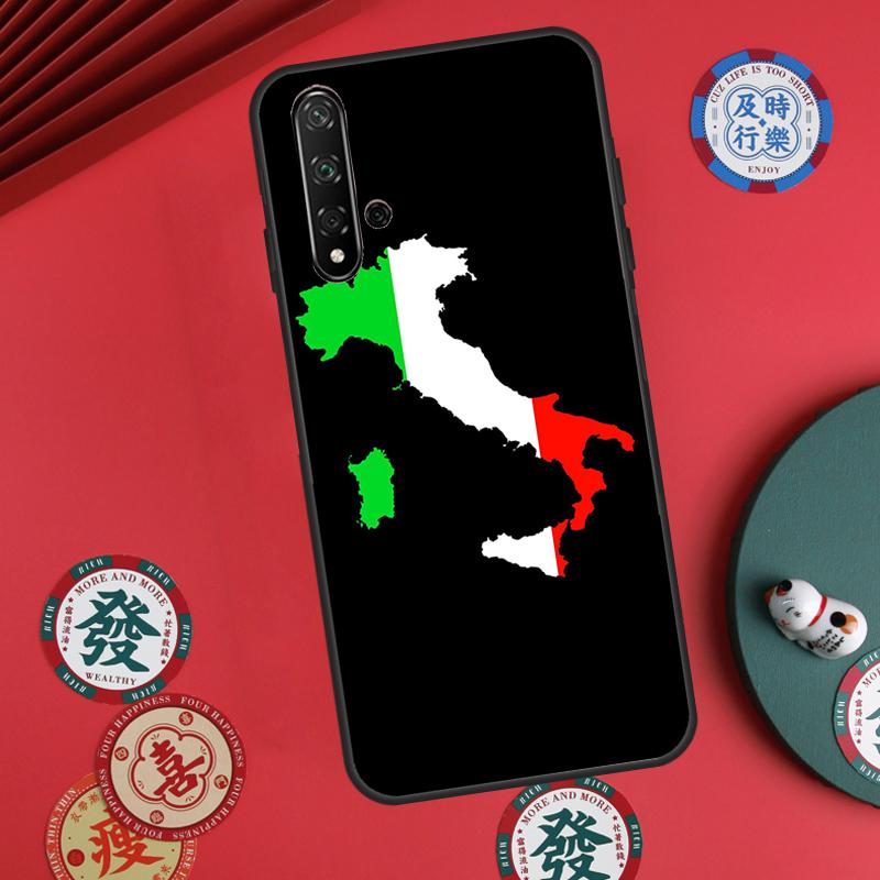 Italy Flag For Huawei Nova 12s 7i 8i 11i 12i Y73 Y70 Y90 Y60 Y72 Y61 Y91 9 10 SE P30 Pro P40 Lite Case
