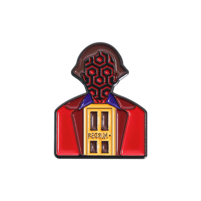 

Unique Cartoon Character Metal Brooch With Colorful Enamel Finish For Fashion Accessories