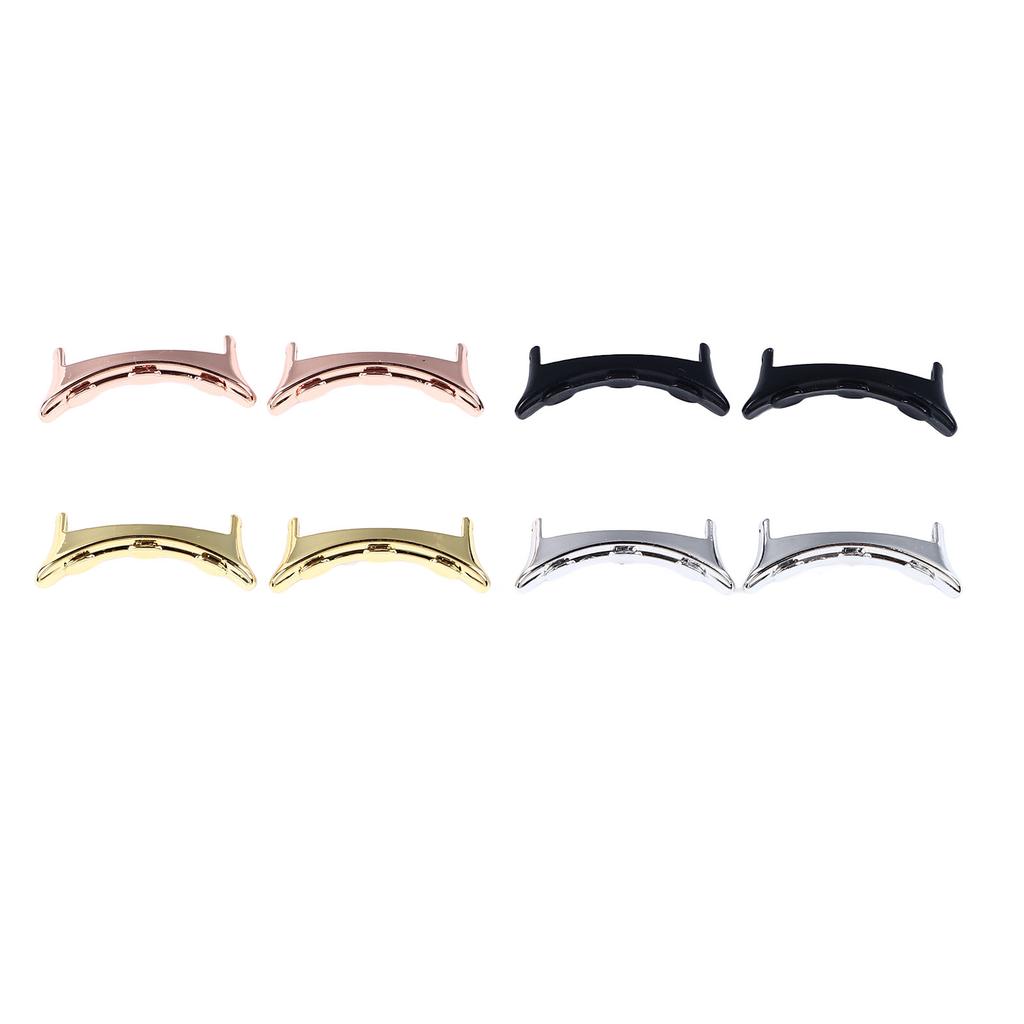 8 Pcs Watch Band Connector Black Gold Rose Gold Silver Alloy Strap Connection Adapter for Google Pixel Watch 2 1