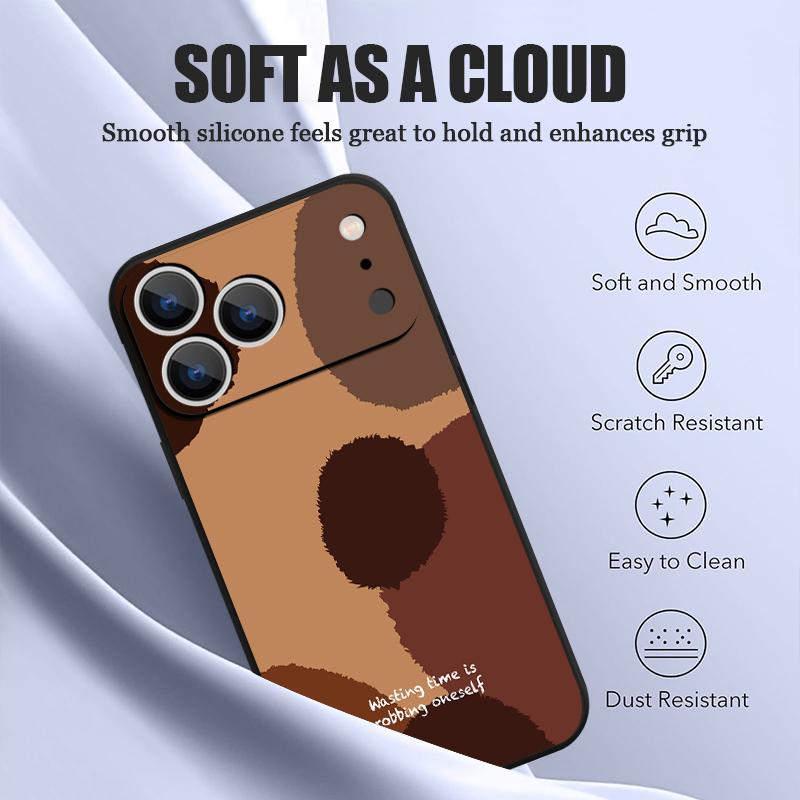 Magnetic For Magsafe Case For iPhone 17 Pro Max Floral Stripes Print Soft Silicone Phone Back Cover For iPhone 16 15 14 13 Pro Max 16e 17e