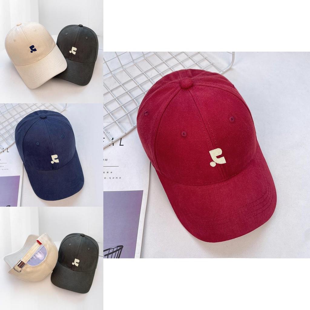 Cotton Embroidered Letter Baseball Cap For Casual Summer Wear