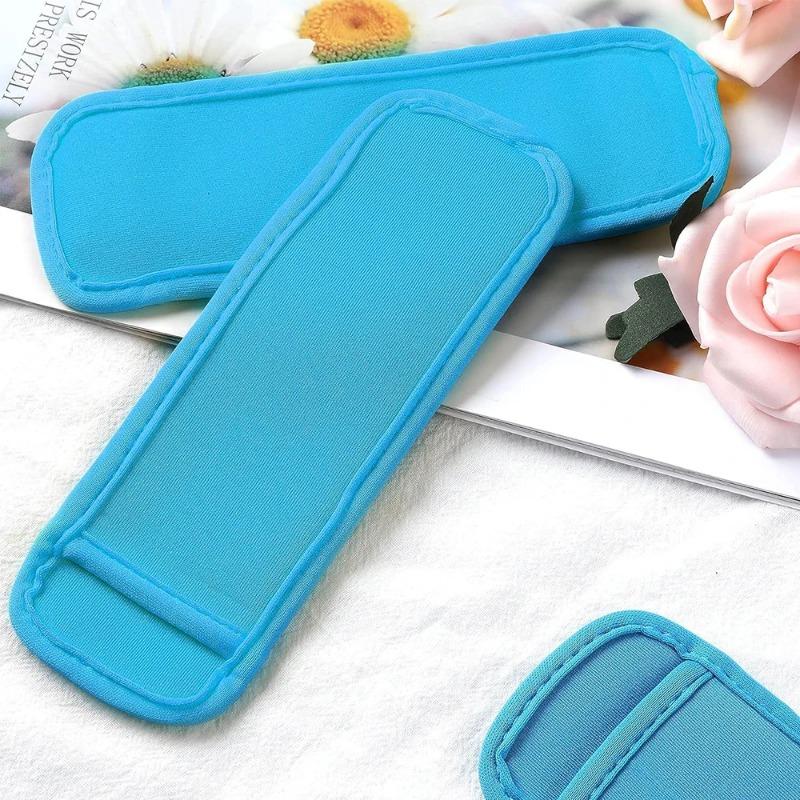 10Pcs Reusable Colorful Ice Pop Sleeves Popsicle Bags Antifreezing Sets Insulated Ice Holder Freezer Pop Holders Neoprene Sleeve