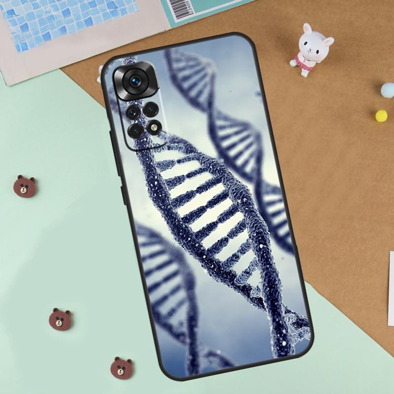 Science DNA Biology Case For Xiaomi Redmi Note 13 14 9 10 11 12 Pro 10S 11S 12S Cover For Redmi 13C 10C 12C 14C