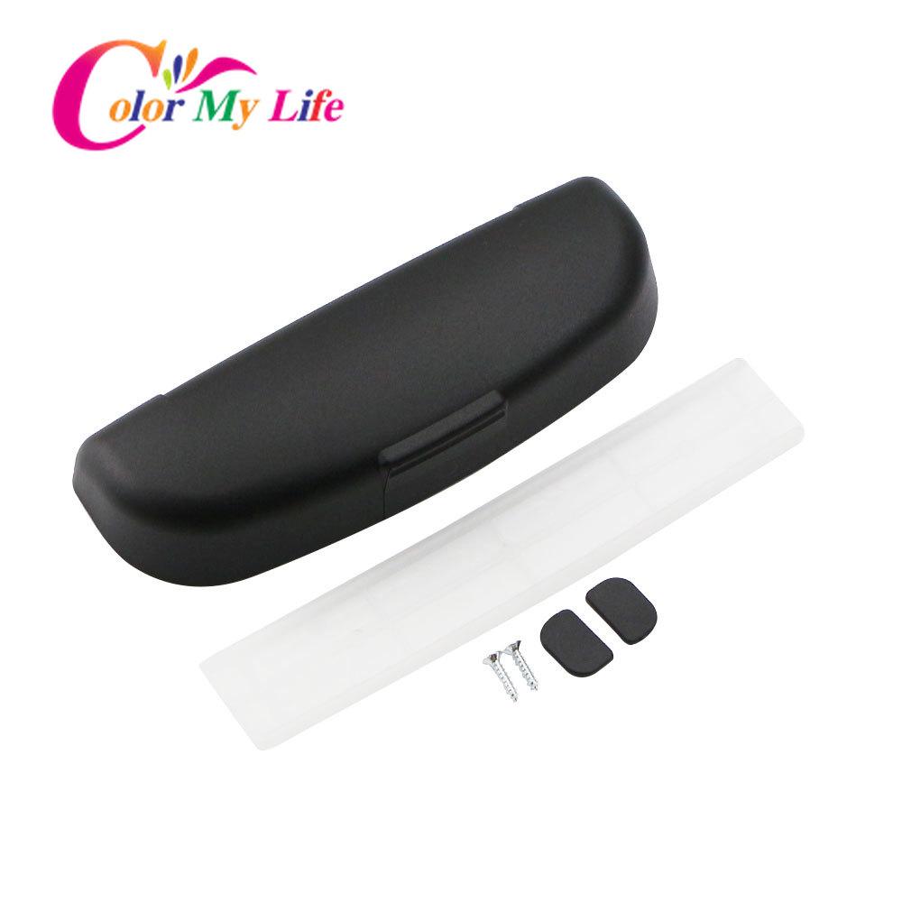 Color My Life Car Glasses Storage Box Case Sunglasses Storage Holder for Mazda 2 3 6 Cx3 CX-3 CX5 CX-5 Axela Atenza