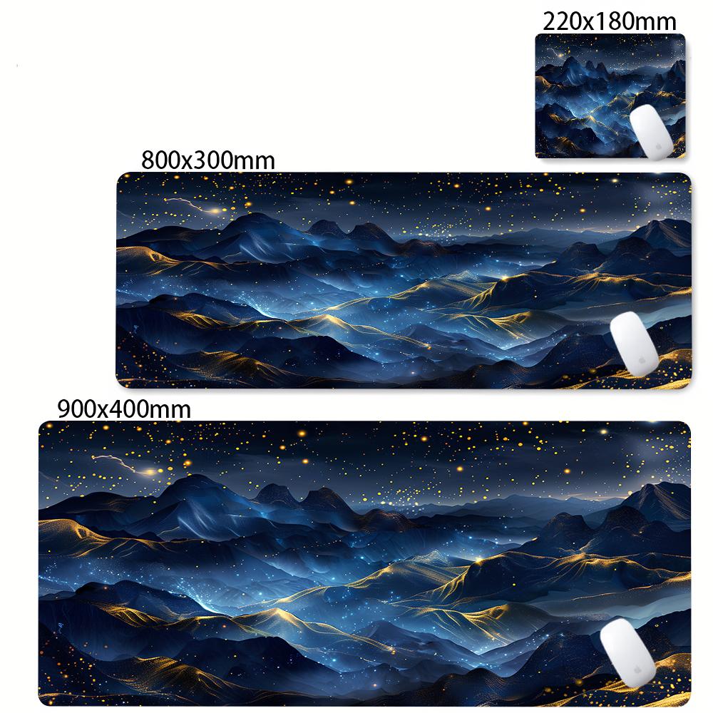 Galaxy Planet Desk Mat Keyboard Mats Deskpad Large Universe Space Gaming Mousepad x Extended Mouse Pad Xxl Speed Deskmat