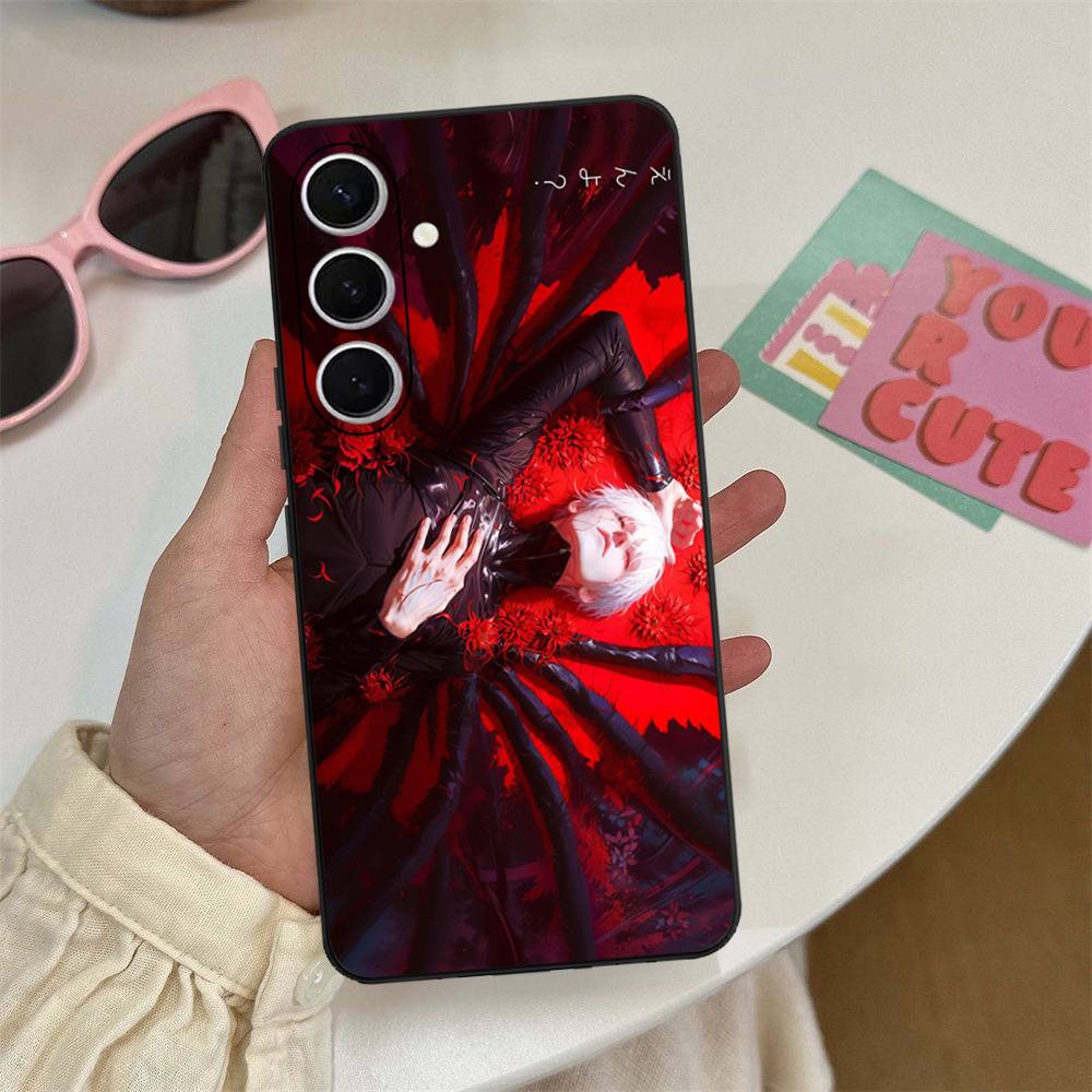 Anime Tokyo Ghoul Phone Case For Samsung S 24 fe 25 Ultra plus 20 lite 21 30 22 23 24 22 Ultra 5G Fundas