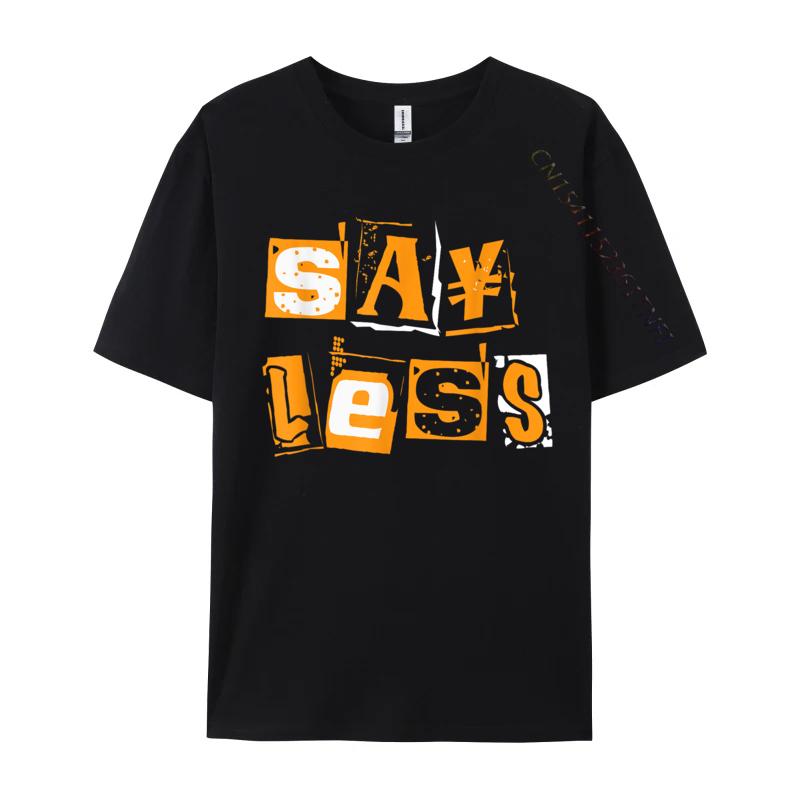 Oranžová Méně Mluvte Oranžová Barva Vtipné Prémiová Bavlna Camisa Top Tričko Harajuku Tričko Pro Muže Dominující