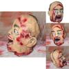 Horror Latex Foam Dead Body Dry Corpse Hanging Head For Haunted House Props And Diy Costumes
