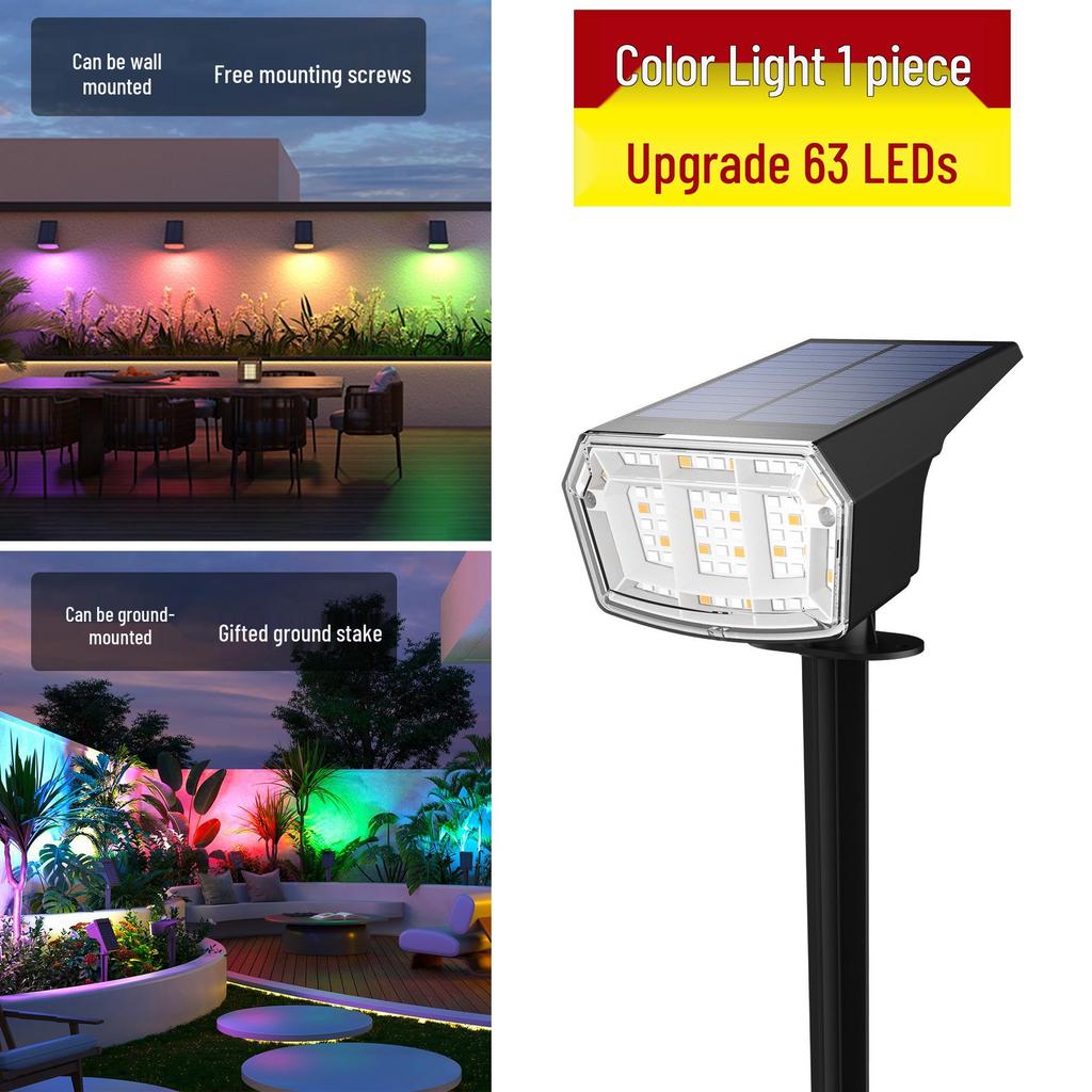 High Brightness Outdoor Solar Tree and Garden Landscape Spotlights - Waterproof Decorative Lawn Lights