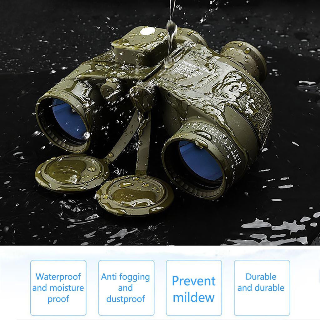 Kompass High-Power HD Vanntett Night Vision Ranging Teleskop for lite lys