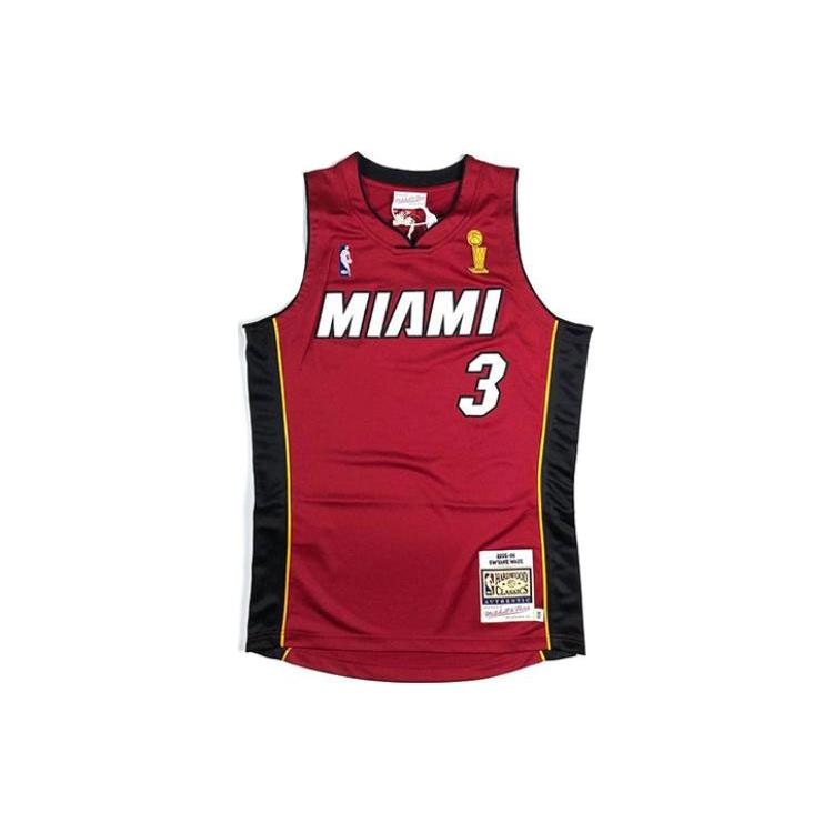 Mitchell Ness "NBA Miami Heat 2005 Dwyane Wade" Alternate Finals jersey AJY43254-MHE05DWASCAR