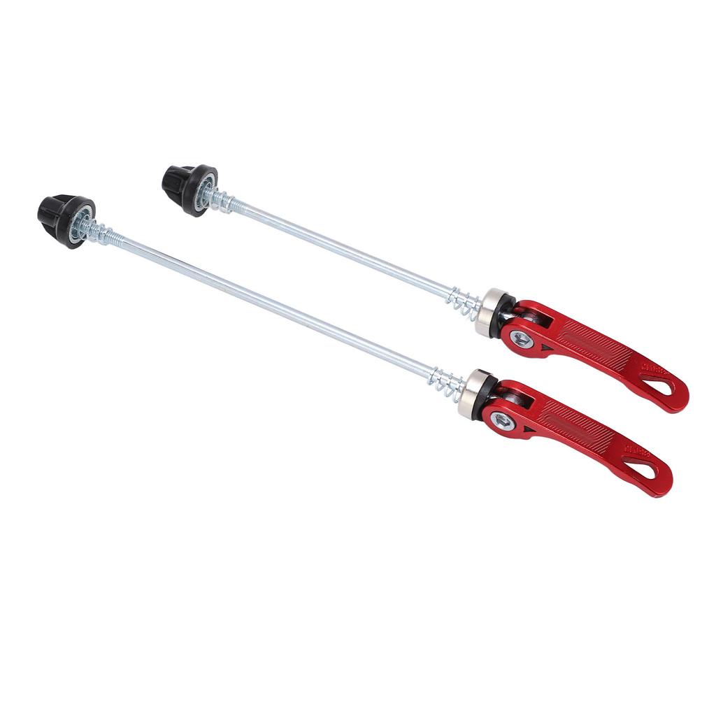 1 Pair Quick Release Bicycle Skewer Bike Wheel Hub Front and Rear Skewers Cycling ToolsRed