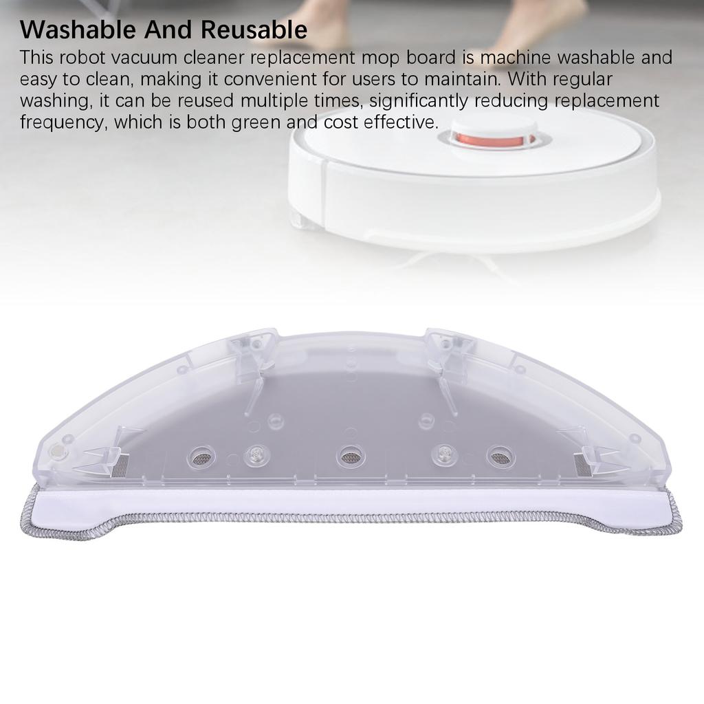 Roboter Staubsauger Mopp Platte Brett Wiederverwendbar Effizient Mopp Tuch Plattenhalter Halterung Ersatz für EVE PLUS