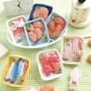 Salmon Seafood Platter Pendant Fish Fillets Mini Hanging Doll Bag  Aquarium Gift