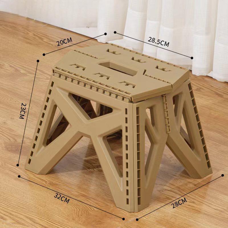 Portable Folding Stool Outdoor Sturdy Folding Stools for Travel Camping Plastic Camping Chair Outdoor Furniture Low Stools