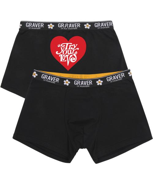 

[Обычный гравер] [1 УПАКОВКА] Мужские плавки с задним сердцем TYL [Отправка из Кореи] 100% Оригинал Black - M