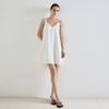 NOEUD Silken Mini Dress (Ivory)