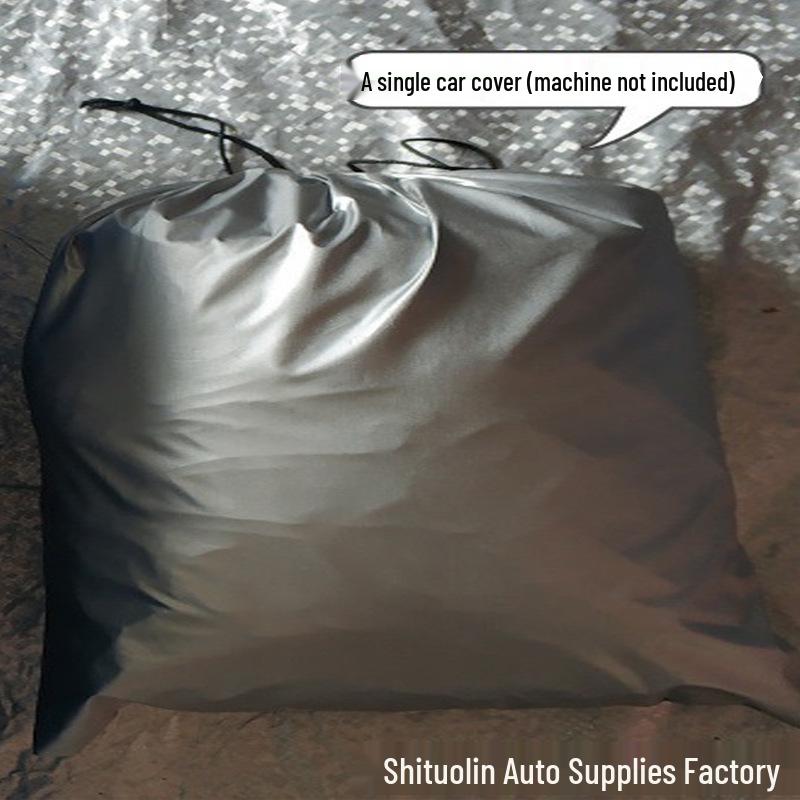 

Shituolin Automatic Remote Car Cover: Rain, Snow, Sun, UV Protection, Heat Insulation, Flame Retardant for All Seasons Cover Only (No Machine)