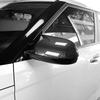 For Kia Soul -2025 Carbon Fiber Style Rear View Mirror Cover Horn Style ABS Rearview Mirror Shell LHD/RHD