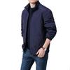 Herren Frühlings-/Herbst Baseballjacke mit Stehkragen - Lässig, Locker geschnitten, Trendiger Sportswear Mantel.