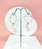 Lazy N Crazy Cute Pink Dinosaur Ring Earrings
