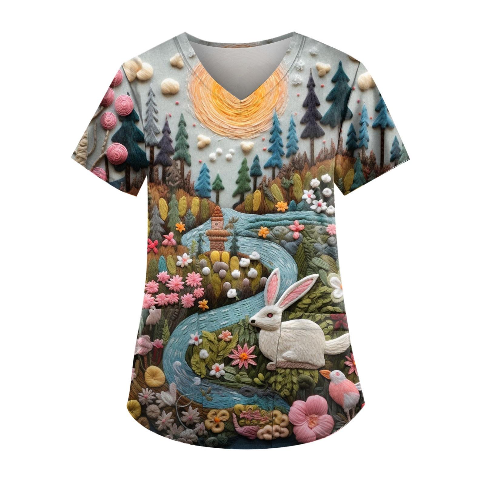 

Женский топ с принтом пасхального кролика и яйца XL жёлтый