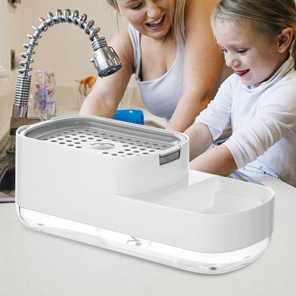 Detachable Dish Soap Dispenser Press Type Soap Pump Dispenser  Bathroom Use