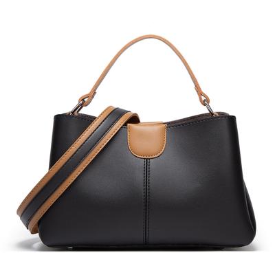 Borse a Mano Casual da Donna, Borse a Secchiello Multistrato ad Alta Capacità, Semplici Borse a Spalla Singola Crossbody da Donna Tendenza