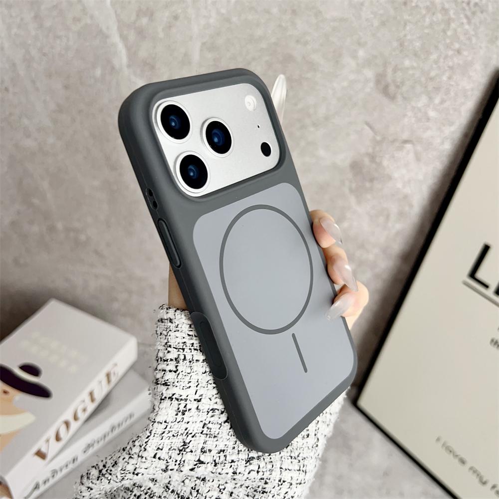 

Original Liquid Silicone For Magsafe Matte Case For iPhone 17 16 15 14 13 Pro Max Magnetic Wireless Charging Soft Rubber Cover iPhone 15 Pro