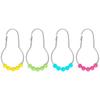 12pcs Shower Curtain Hooks Stainless Bath Curtain Rings Heavy Duty Drape Hooks