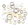 200pcs 1.0mm Thick 6/7/8/10/12 Mm Jump Rings Split Rings Connectors For Diy Jewelry Finding Making Accessories Supplies