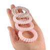 Hair Tie Stretch Spiral Cord Hair Ring Hair Rope Scrunchies Sweet Elastic Hair Tie Colorful Headwear Multicolor Telephone Wire
